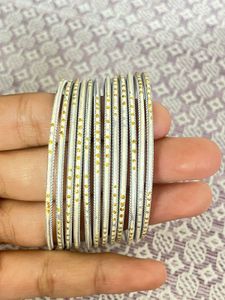 Silver Bangle Set
