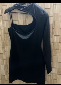 Asymmetrical Cutout Mini Dress