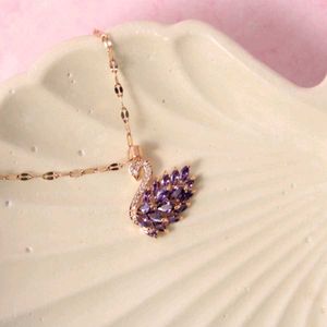 Swan Pendant Necklace