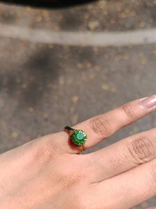 Green Stone Ring