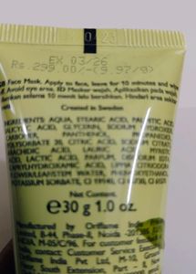 LOVE NATURE REFRESHING FACE SCRUB AND MASK