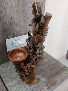 Pine Cone Candle Holder