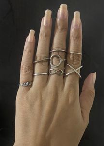 Pinterest ring stack set of 8+1