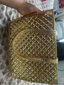 Golden Tote Bag