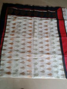 Lovely off White Saree