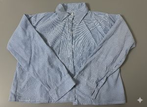 Striped Button-Down Shirt