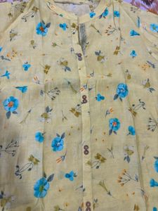 Floral Print Button-Down Top