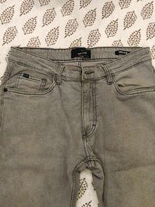 Gray Denim Jeans