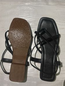 Black Strappy Sandals
