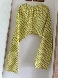 Leafy Print Kurta Pant Set