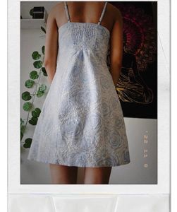 Blue Floral Dress