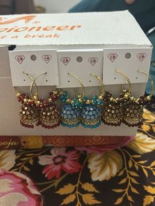 Jhumka Hoop Earrings