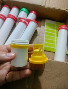 Boxes For Organising With Stickers To Label