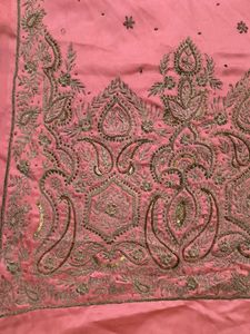 zardosi Hand work Saree