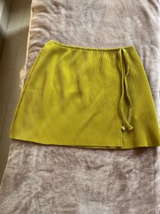 Westside Chic Olive Green Mini Skirt