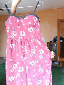 Floral Print Jumpsuit