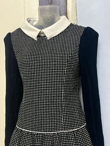 Polka Dot Korean Drop Waist Dress
