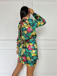 Floral Print Mini Dress