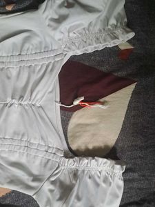 White URBANIC Soft Girl Core Top