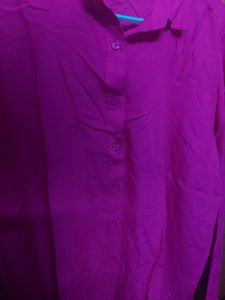 Stunning Zara Bright Pink Shirt