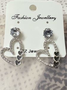 Heart Drop Earrings