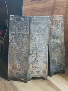 Vintage Carved Screen Pack Of 3