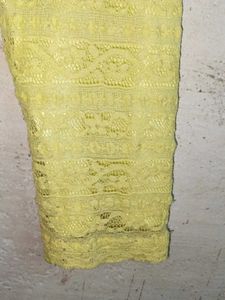 Trendy Ladies Lace Top Layered Yellow 💛