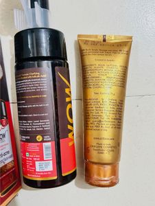 OFFER🔥WOW Anti-Acne Foaming Face Wash &amp;gold scrub