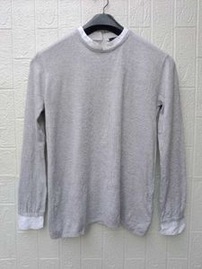 New With Tag Korean Gray Long Sleeve Top