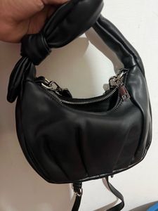 Black Bow Crossbody Bag