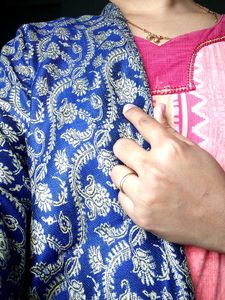 Elegant Blue Dupatta/ shawl