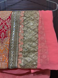 Elegant Pink Saree
