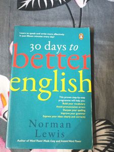 30 Days Better To English Book