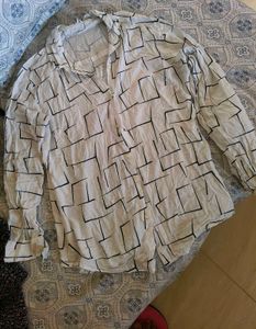 White Printed Shirt♥️