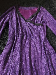 Purple Whimsy Goth Fairy Dress