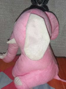 A15 Pink Sitting Elephant Birthday Gift