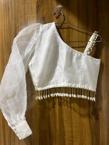 Stylish top and plazo pair