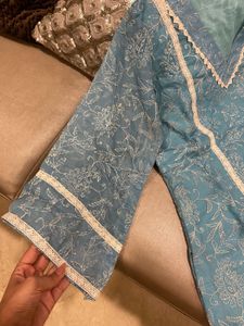 Lacknawi Kurta and Dupatta Set