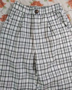 Black &amp; White Pants (Free Size)