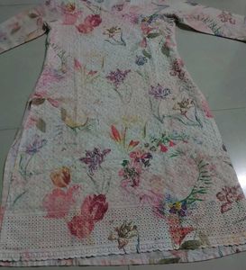 Floral Embroidered Kurti New Like