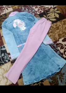Unicorn Denim Dress