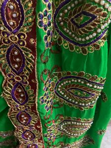 Green Saree