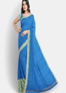 Elegant Blue Saree