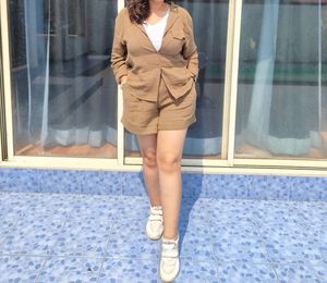 Linen Short Set