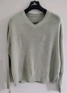 V-Neck Knit Sweater