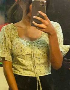 Floral Smocked Crop Top