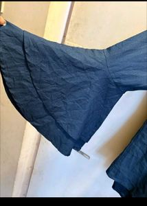 Beautiful Navy Bell Sleeve Top