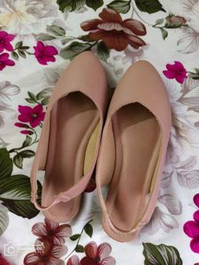 Pink Slingback Flats