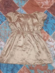 Ally B. Satin Peplum Top