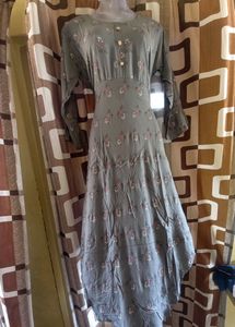 New Grey Color  Ambrela Kurta Pack Of 1